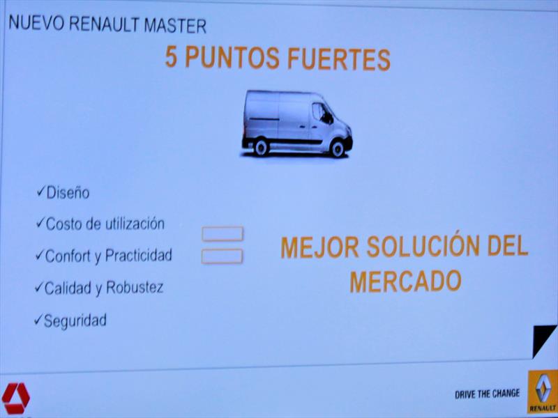 Nuevo Renault Master Lanzamiento en Chile