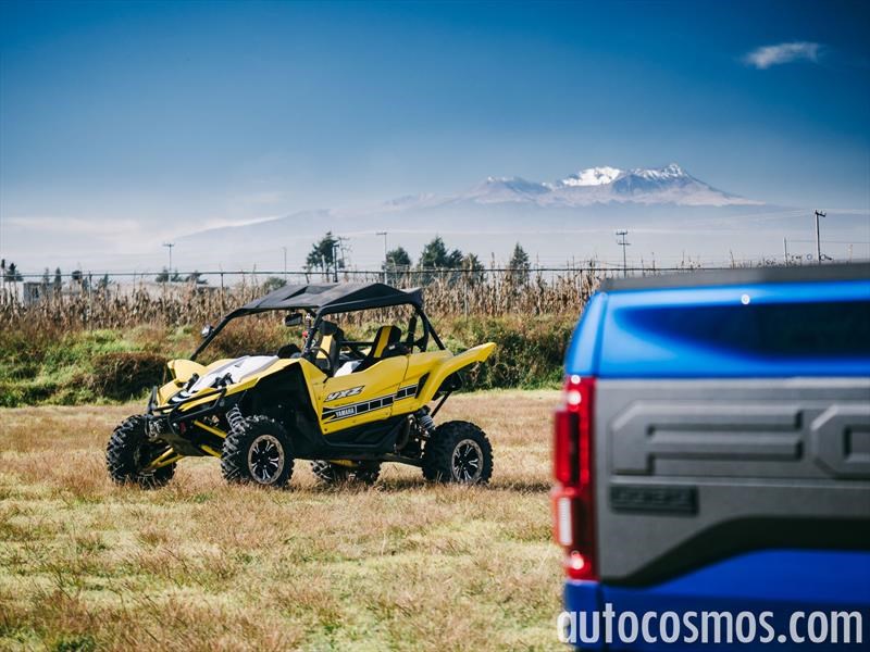 Ford Lobo Raptor 2017 y Yamaha YXZ 1000 R