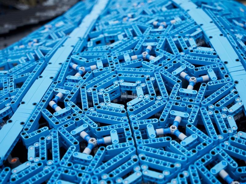 Bugatti Chiron de LEGO a tamaño real