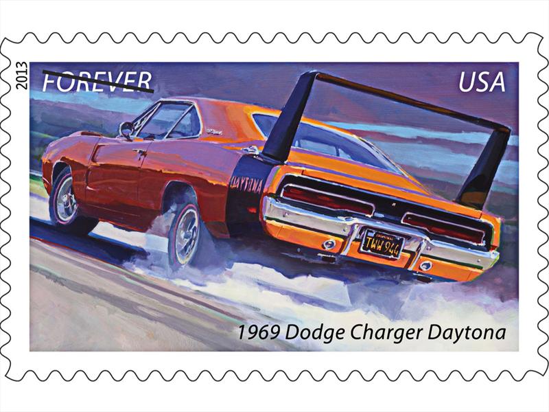 Estampillas de Muscle Cars