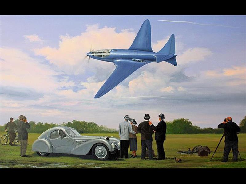 Bugatti 100P, el avión que nunca pudo volar