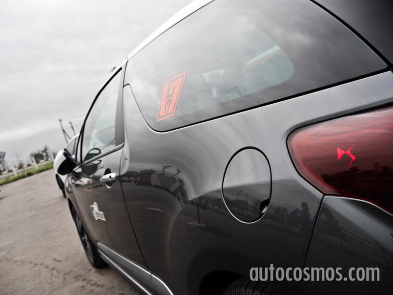 El Citroën DS3 con su numeración recién colocada