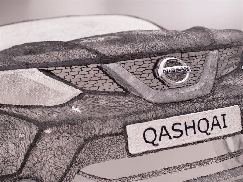 Nissan Qashqai está hecho con una pluma 3D
