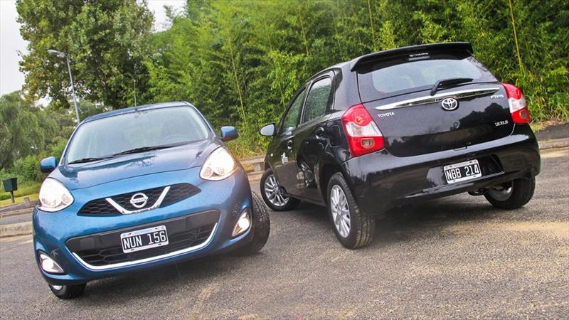 Nissan March vs. Toyota Etios