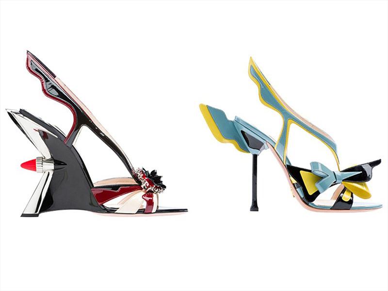Prada y sus zapatos estilo Cadillac de los 50s