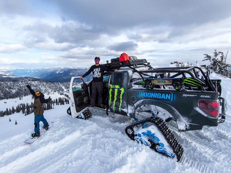 Ken Block y su Ford F-150 RaptorTrax