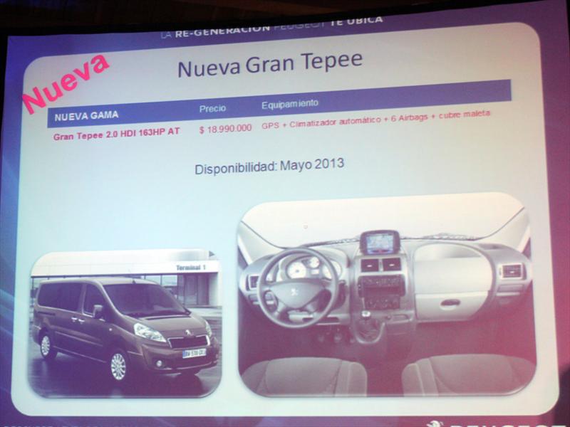 Peugeot Chile Lanzamiento gama GPS 2013