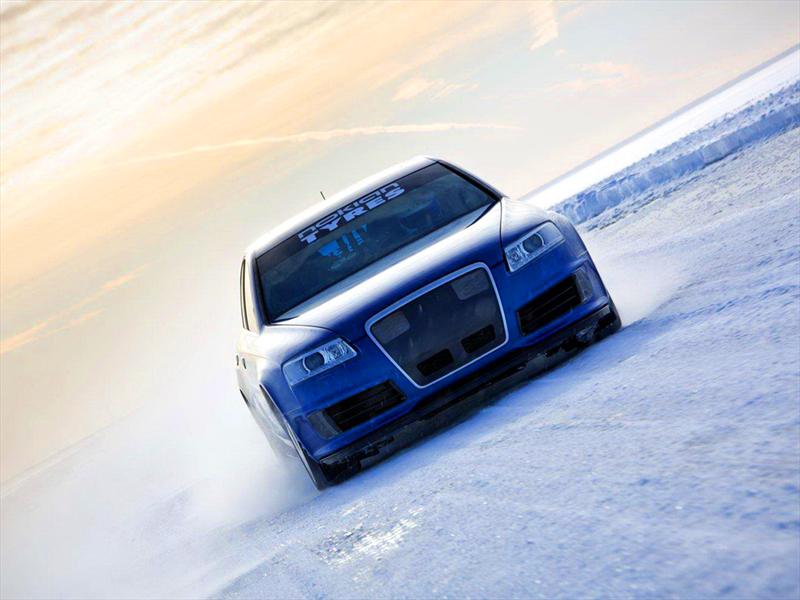 Audi RS6 Récord mundial de velocidad en nieve 