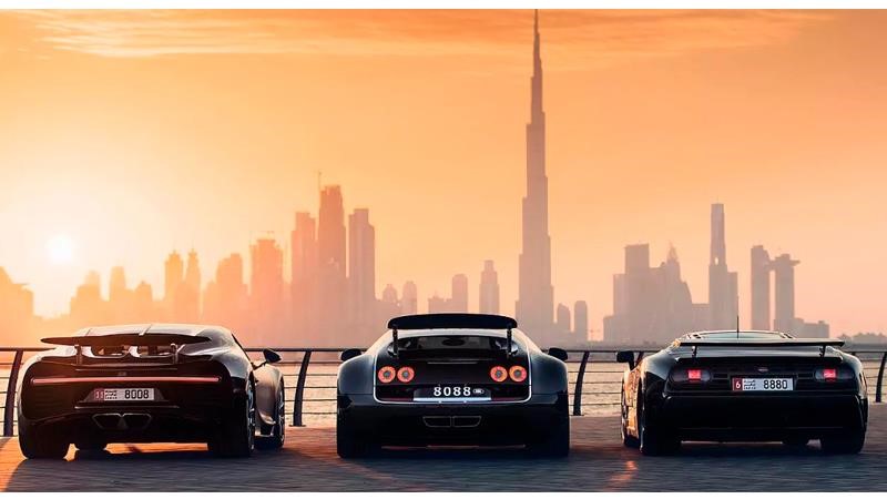 Bugatti EB110, Veyron 16.4 y Chiron
