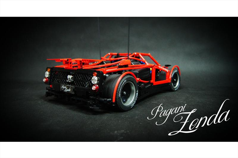 Pagani Zonda de piezas de LEGO