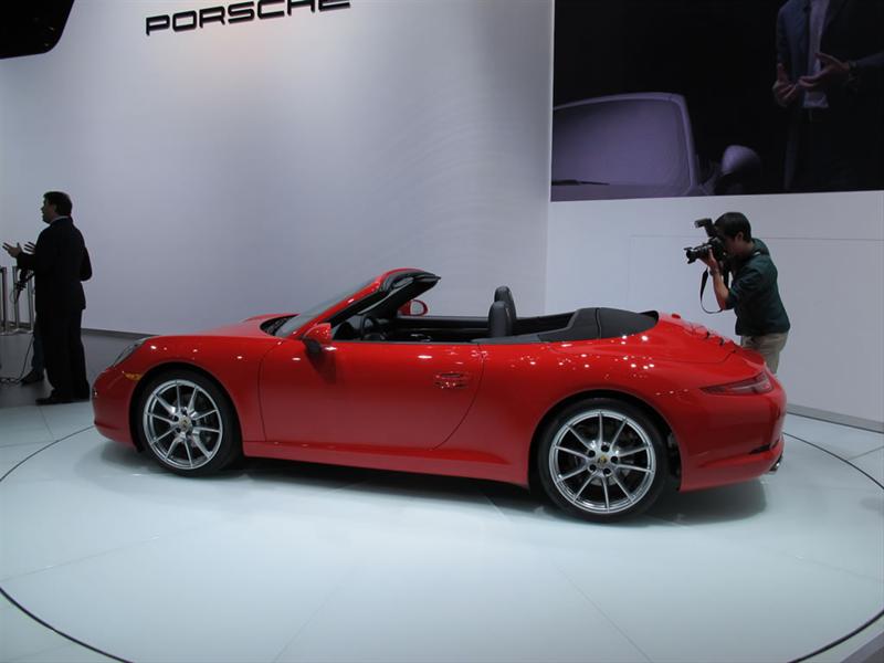 Porsche 911 Cabriolet 2013 en el Salón de Detroit