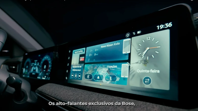 Nuevo Nissan Kicks: teasers del interior