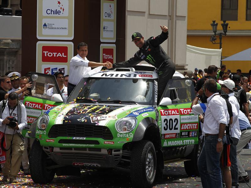 Dakar 2012, el podio