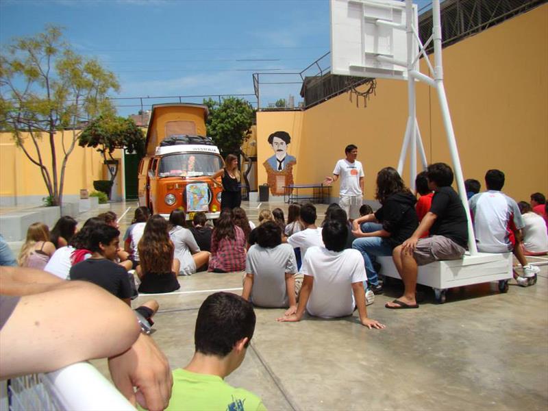 Viajando en una Kombi 1974