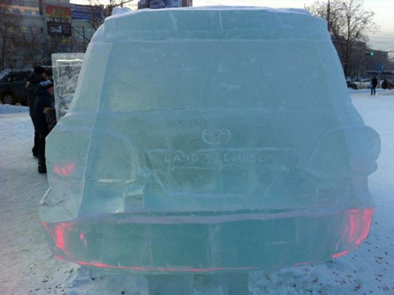 Una Toyota Land Cruiser bien helada