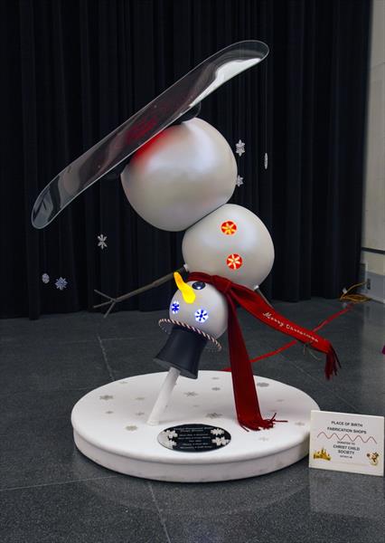 9 muñecos de nieve con el sello Ford