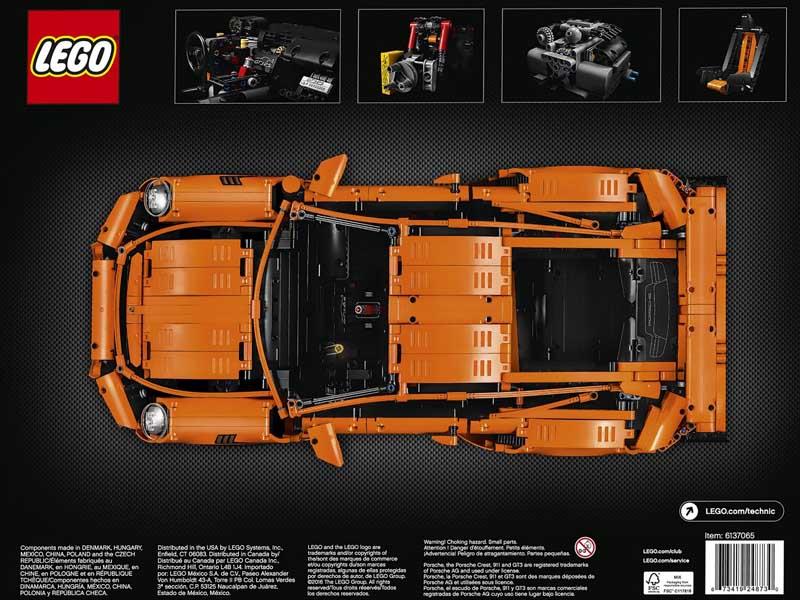 Porsche 911 GT3 RS de Lego