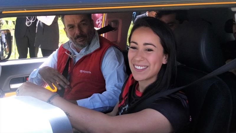 Pajón y Valencia, embajadores de Toyota