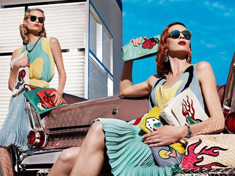 Prada y sus zapatos estilo Cadillac de los 50s