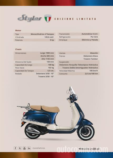 Zanella Styler 150 Exclusive Z3 Edizione Limitata