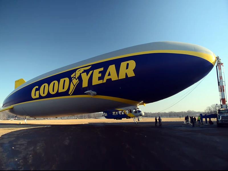 El nuevo dirigible de Goodyear