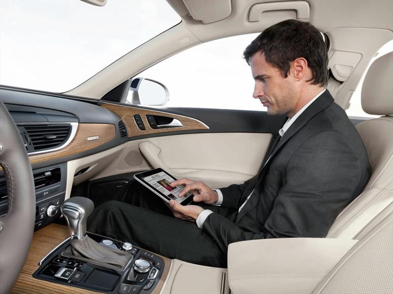 Audi A6 en el túnel de viento