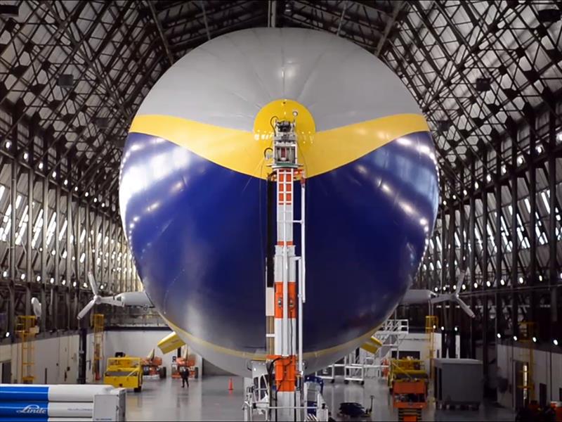 El nuevo dirigible de Goodyear