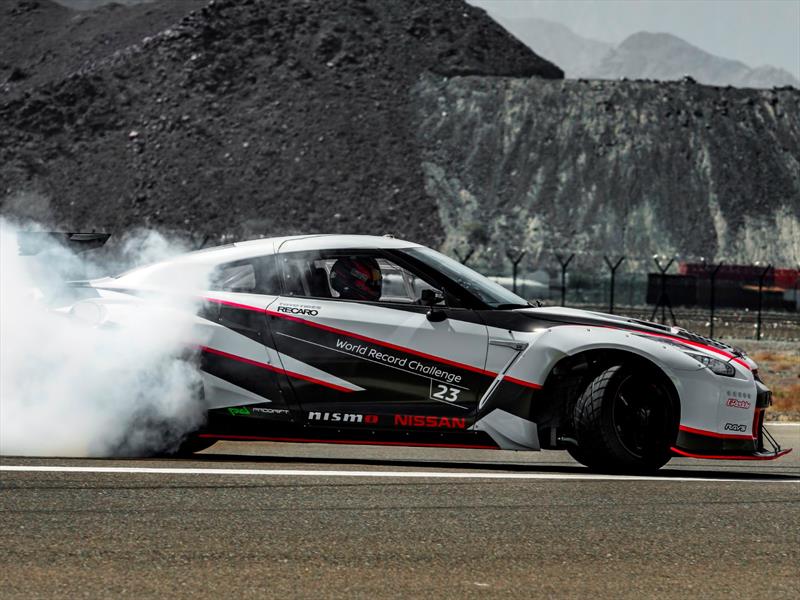 Nissan GT-R logra récord del drift más rápido
