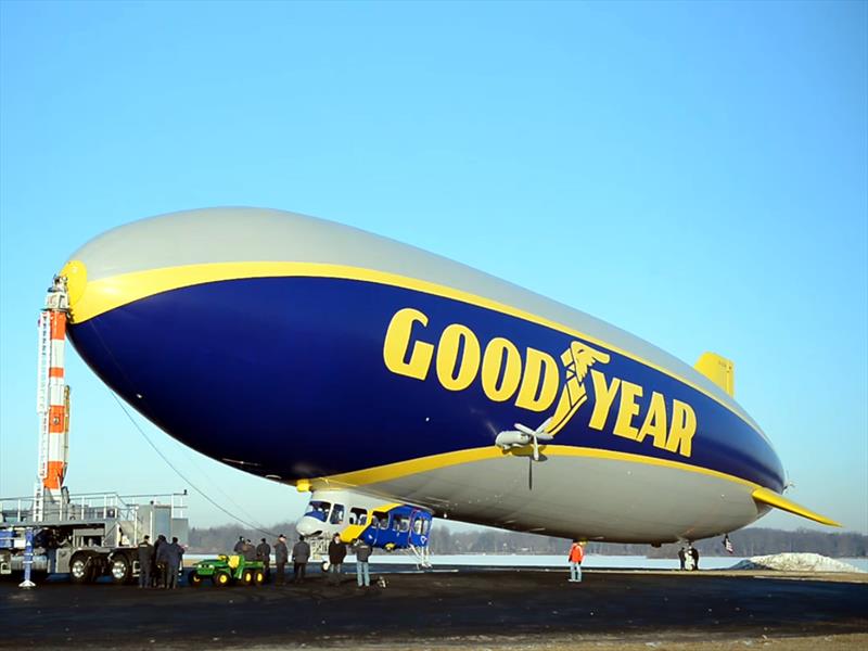El nuevo dirigible de Goodyear