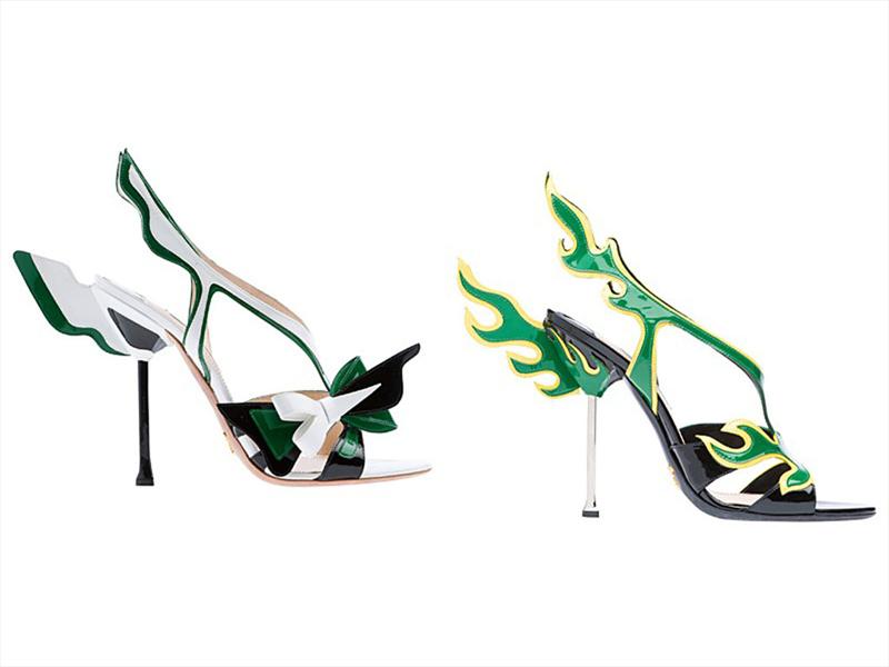 Prada y sus zapatos estilo Cadillac de los 50s