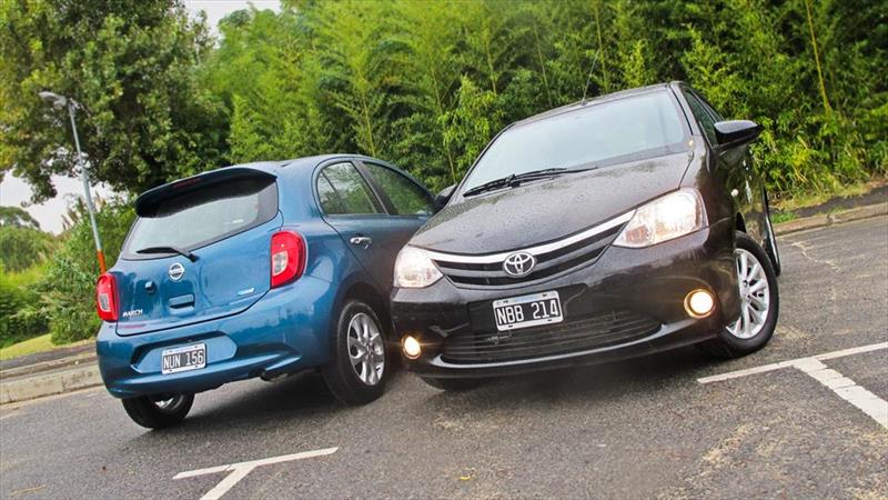 Nissan March vs. Toyota Etios