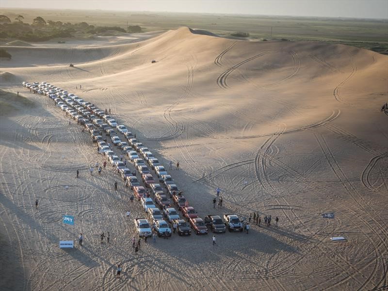 #FordRazaFuerte + de 120 camionetas en Pinamar