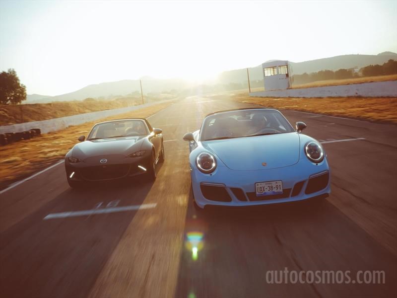 Mazda MX-5 RF vs Porsche 911 Targa 4 GTS