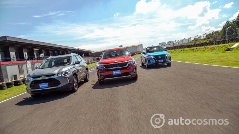 Nissan Kicks vs KIA Seltos vs Chevrolet Tracker