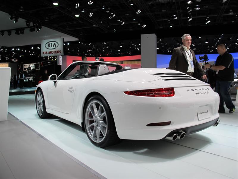Porsche 911 Cabriolet 2013 en el Salón de Detroit