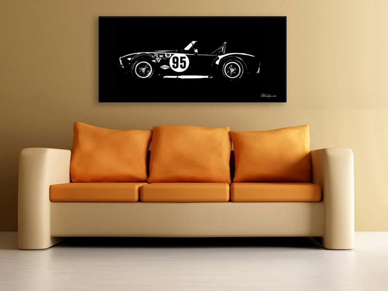 Blackprints arte automovilístico en negativo