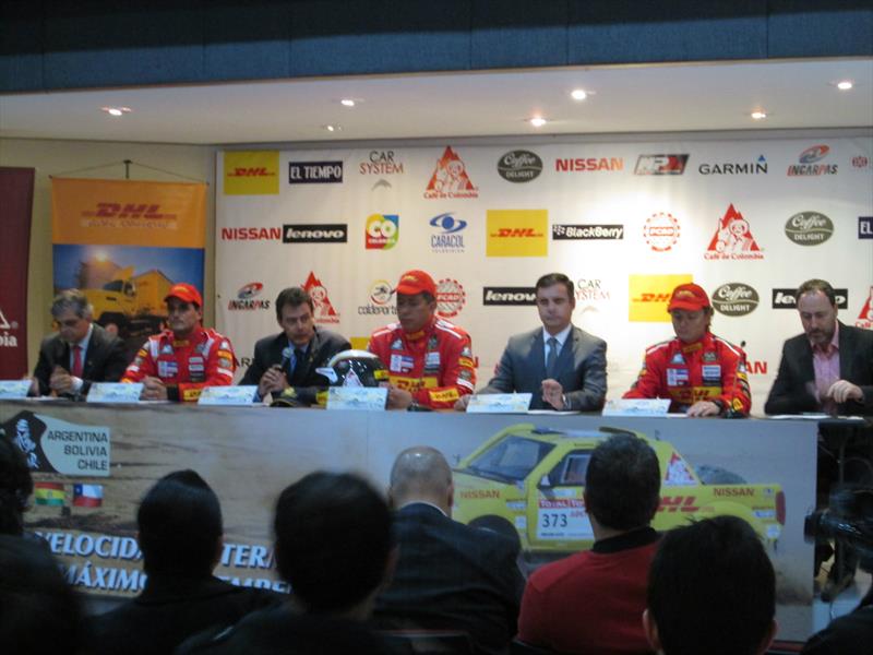 Equipo colombiano para el Dakar 2015