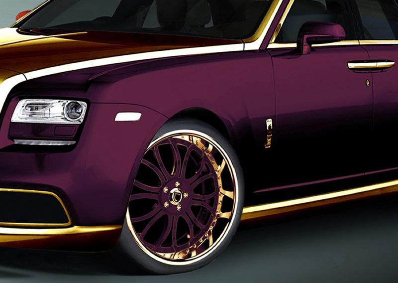 Rolls Royce Ghost Purple by Fenice Milano