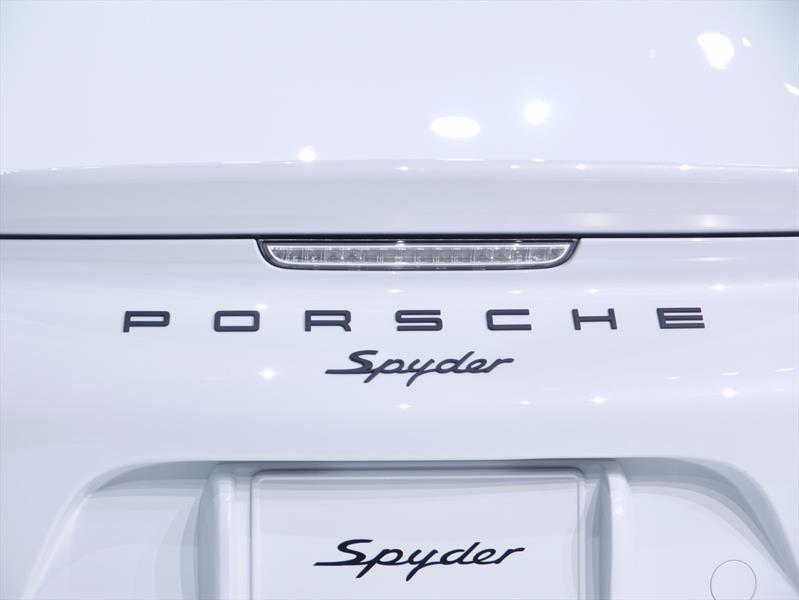 Porsche Boxster Spyder 2016