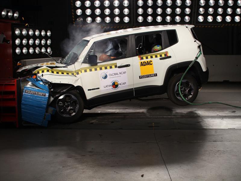 Jeep Renegade FIAT Palio y Chery IQ en Latin NCAP