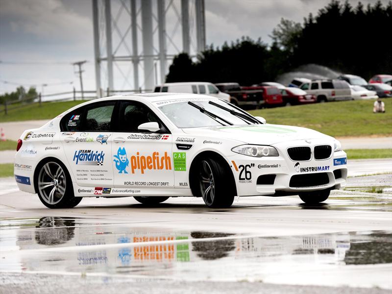BMW M5 rompe Guinness Récord de Drift más largo