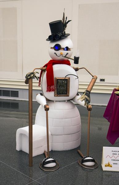 9 muñecos de nieve con el sello Ford