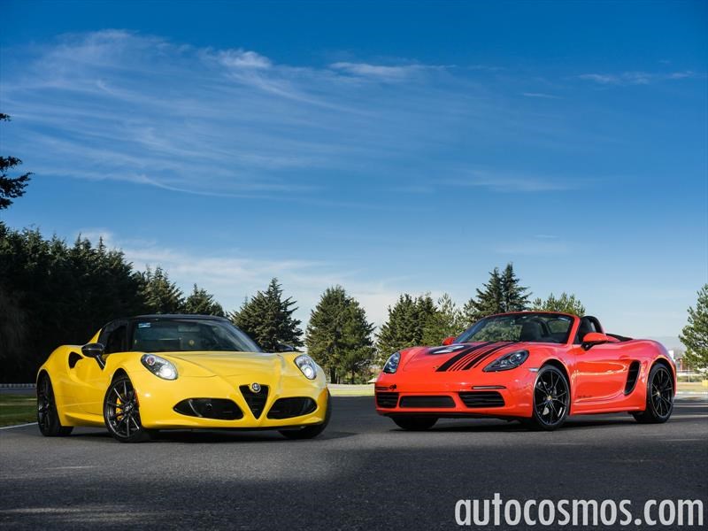 Alfa Romeo 4C Spider vs Porsche 718 Boxster