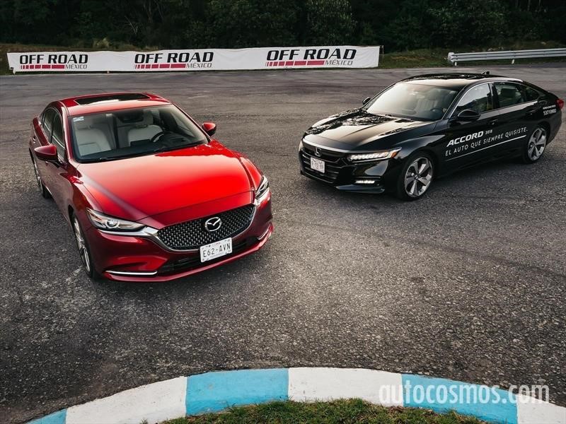 Frente a Frente: Honda Accord 2018 vs Mazda 6 2019