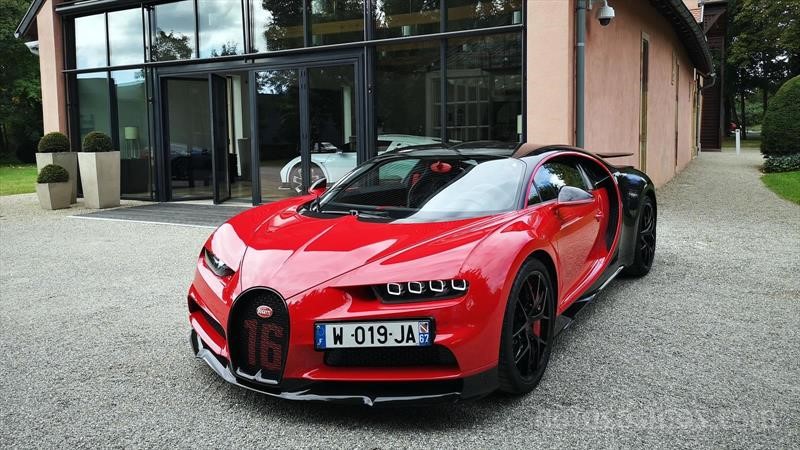 Bugatti Chiron Sport a prueba