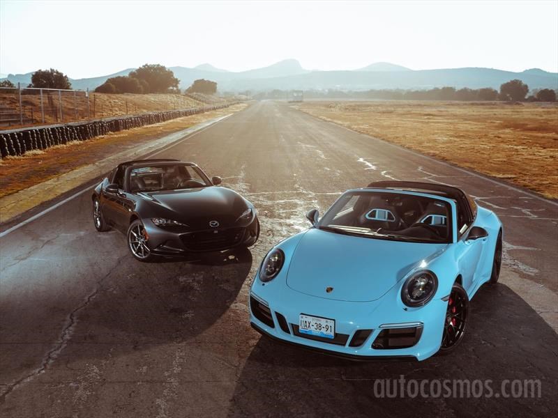 Mazda MX-5 RF vs Porsche 911 Targa 4 GTS