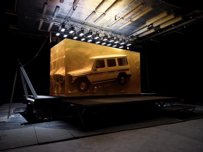 Mercedes-Benz Clase G cubierto de resina