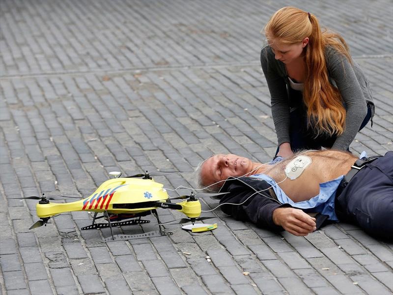 Drone ambulancia en Argentina