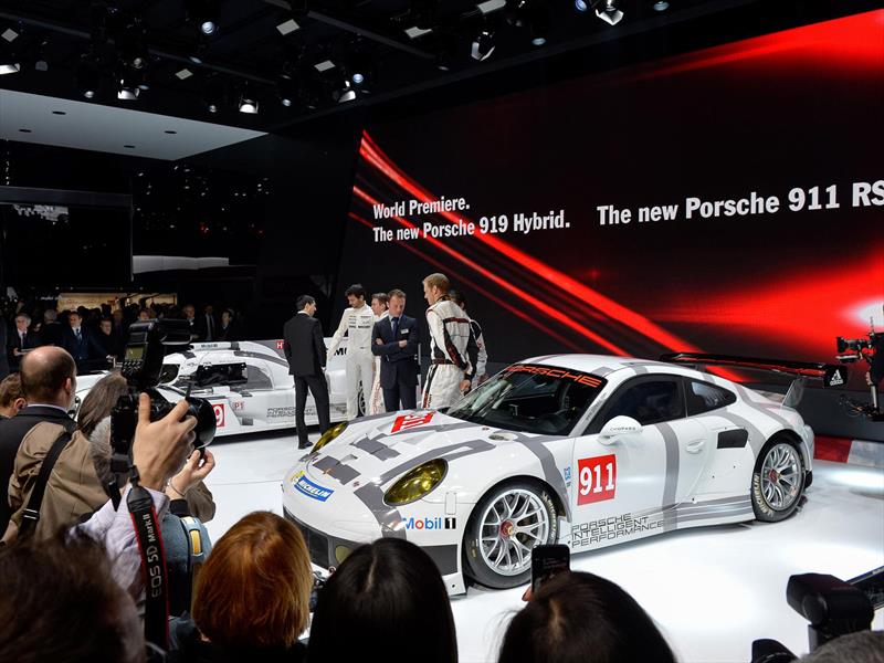 Porsche 919 Hybrid y 911 RSR en Ginebra