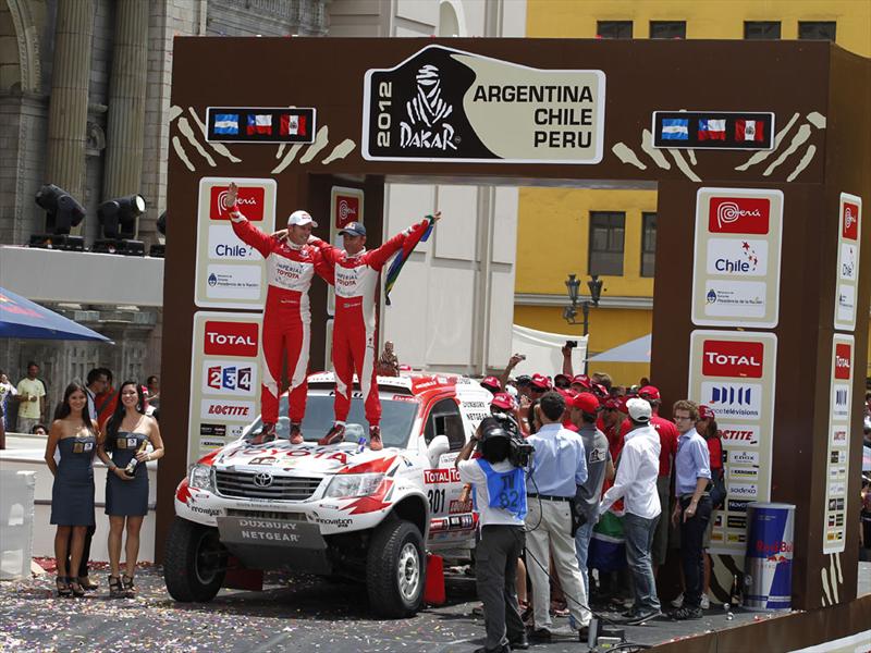 Dakar 2012, la llegada
